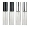 30 ml Glass Parfymflaskor Rensa sprayflaskor 30 ml tom doftförpackningsflaska med svart silverguldlock SN418194169