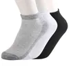 Athletic Socks 1/5 par män Bomullsstrumpor Sommar andas osynliga båtstrumpor Anti-halkloafer ankel lågklippt kort strumpa man Sox för skor L220905