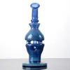 Inebriante vetro blu verde narghilè 14 mm giunto femmina accessori per fumatori soffione doccia per vetro uovo faberge unico bong percolatore olio dab rig con ciotola WP2282