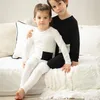Ensembles de vêtements garçons et filles pyjamas d'été ensemble doux élastique côtelé maison vêtements enfants tenues 220905