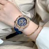 Lüks Mens Mekanik Saat Domine -Star Girl S Büyük Kadran Çift Yaz Swiss ES Marka Bilek Swatch