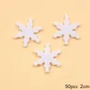 Kerstdecoraties 1 Pack Diy Plastic White Fake Snowflakes voor Home Party Year Xmas Tree Hangers Ornamenten Window Decoratie