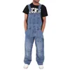 Hommes Jeans Style Hommes Baggy Jarretelles Pantalon De Mode Multipoches Lâche Denim Pantalon Combinaison Bib Poche Salopette S5XL 220905