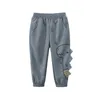 Autumn Catton Trousers 2-7 Years Boys Casual Sport Toddler Boy Pants Kids Children Thin Pants Dinosaur Sweatpants Bottom 20220905 E3