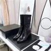Boots Middle Cheel Half Boots Coat of Paint Autumn Winter Match Fashion