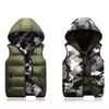 Weste Eltern-Kind-passende Outfits Camouflage Kinderweste Baumwolle Mädchen Jungen Weste Kinderjacke Kinder Oberbekleidung für 100–185 cm 220905