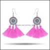 Bengelen kroonluchter bescheiden chique chique tassel lang stromende bohemian franjes retro hanger oorbellen vrouwelijke druppel levering 2021 sieraden dhseller2 dh5vh