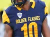 American College Football Wear 2021 NCAA College Kent State Golden Flashes Jersey Woody Barrett C.J. Holmes Tony Butler Dustin Crum