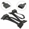 Компьютерные кабели 4PIN IDE к 5-портовому питанию кабель питания MOLEX Multi SATA-порт 18AWG проволочный шнур для жесткого диска HDD SSD ПК