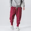 Herenbroeken Chinese stijl Harem Streetwear Casual Joggers S Cotton Linen Sweatpants Anklellengte broek M5XL 220905