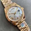 Luxury Mens Womens Fashion 41mm Golden Watches Automatic Mechanical Designer Women log Watch 904L Stainless Steel Brand Men WristW237O