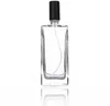 50 pcs 50 ml Verre Parfum Vaporisateur Rechargeable Voyage Atomiseur Vide Parfum Cosmétique Emballage SN110