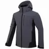 새로운 남자 헬리 재킷 겨울 후드 가드 소프트 웰 바람 방수 및 방수 소프트 코트 쉘 재킷 Hansen Jackets 코트 180612720