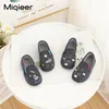 Slipper Boys Child Home Slippers Autumn Cotton Soft Anti Skid Cloud Astronaut Pattern Outdoor Walking Shoes Kids Baby Indoor Slippers 220902