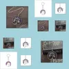 Livskåpsträd nyckelring naturligt kristallsten handgjorda diy ametyst charm hänge halsband grossist droppleverans dhseller2010 dhkfv