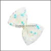 Coprisedili per auto per cani Seggiolino per auto per cani Ers Cute Pet Hair Clips Paillettes Decor Testa Cani di plastica Bowknot Pins Per Pography Puntelli Vestiti Drop Dhpq4