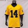 Football Jerseys 2023 플레이 오프 축제 보울 축구 유니폼 NCAA 대학 Aidan Hutchinson Tom Brady Woodson Cade Blake Corum J.J. McCarthy