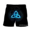 Shorts pour hommes Phechion hommes/femmes Viking tatouage symbole Art 3D imprimé décontracté mode Streetwear hommes ample sport A283