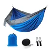 Hammocks Double Lightweight Nylon Hammock Outdoor Parachute Hammock Home Bedroom Lazy Swing Chair Beach Hammocks Campe Backpacking Christmas