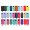 Verdikte 2 mm siliconen telefoonhoesjes voor iPhone 14 Pro Max 13 12 11 XS XR 8 7 plus vaste kleur rugkap TPU Soft Shell Shockproof Anti Drop