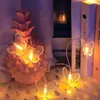 Cordes LED guirlande lumineuse papillon fée lampe guirlande mariage décor à la maison pour chambre arbre de noël Festival décoration