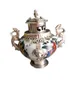 Duftlampen Antique Art Collection Handwerk chinesische alte handgefertigte tibetische Silberporzellan -Weihrauchbrenner Home Dekoration Censer