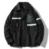 Giacche da uomo 2022 giacca maschile con cerniera autunnale Lettera di padella per overcoat maschio plus size hip hop cappotto