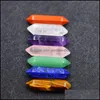 Stone 7 Chakra Set Reiki Natural Stone Crystal Stones Polishing Amethyst Rose Quartz Yoga Energy Bead Healing Decoration Dhseller2010 Dh9Vf