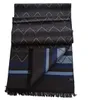 Erkekler% 100 İpek Eşarp Kış Sıcak Neckerchief Çift taraflar yumuşak şekerleme 180x32cm