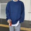 Männer Pullover Koreanische Mode Herbst Einfarbig Wolle Slim Fit Straße Tragen s Kleidung Gestrickte Pullover Pullover 220905