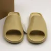 Tasarımcı Sandalet Erkek Kadın Sandal Siyah Beyaz Reçine Saf Sarch Kemik İzleyiciler Köpük Erkek Erkek Kadın Slayt Terlik Slides Slide Slider Eva Kaydırıcıları Runr Rnr 36-48 MX Karbon Kutu