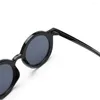 نظارة شمسية لطيفة الأطفال UV400 حماية نظارات البنات الفتيان الصيف في الهواء الطلق الشاطئ الموضة الجولة الجولة