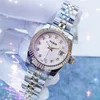 Montre de piste de mode de haute qualité 904L bracelet en acier inoxydable horloge couche lumineuse femmes classique étanche mécanique automatique montres-bracelets multifonctions