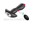 Articoli di bellezza Dildo anale Vibratore Telescopico Massaggiatore prostatico maschile Stimolazione del punto G App Touch Control Butt Plug Ano Giocattoli sexy Per uomo Donna