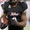 American College Football Wear TULSA GOLDEN HURRICANE College Football Jersey personalizado Davis Brin Shamari Brooks Josh Johnson Justin Wright Ti