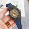 Luxus Herren mechanische Uhr es Roya1 0ak Fashion Tape automatische Schweizer es Marke Armbanduhr
