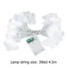 Cordes LED guirlande lumineuse papillon fée lampe guirlande mariage décor à la maison pour chambre arbre de noël Festival décoration