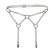 Cinture Street Women Leather Slim Body Bondage Cage Punk Sculpting Harness Cintura in vita Cinghie Gamba Anello Accessori