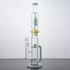 Big Glass Bong Heady Hookahs Perc Percolator Water Pipes 18mm Female Joint Oil Dab Rigs With Bowl Wholesale Bongs Straight Tube
