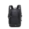 Hommes femmes sac à dos 45l ordinateur portable sacs scolaires de voyage sacs unisexe de grande capacité Bagpack Business imperméable Mochila Nylon Oxford Black Sports Adventure 1.4 kg
