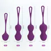 Articoli di bellezza 4 pezzi Kegel Ball Remote Control Uovo vibrante Sfintere Trainer Masturbatore femminile G-spot Stimolatore vaginale Giocattoli sexy per coppia