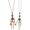 Подвесные ожерелья 41xc личность скелетоны скелетона колье с колье с колье