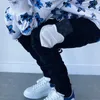 Bluzy męskie hip -hop joggers bluza moda sportowy płaszcz pullover gwiazda grafika gotycka grunge długi rękaw Pełny zamek z kapturem z kapturem Y2K kurtka