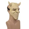 영화 The Black Phone The Grabber Latex Mask Cosplay Costume 성인 Unisex Demon Scary Masks Halloween 액세서리 Props P0905