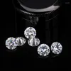 Bagues de cluster 100% véritable moissanite diamant lâche pierre précieuse VVS1 D incolore 3 excellent rond brillant taille pierre bricolage bijoux Lab282A