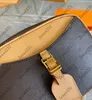Top -Qualit￤t Designer -Taschen echte Lederhandtasche Frauen Handtaschen Crossbody Soho Bag Disco braune Blumenumh￤ngetaschen Bote Tasche Geldb￶rse Brieftasche 21 cm