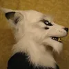 Party Masken Spielzeug Werwolf Cosplay Kopfbedeckung Kostüm Maske Simulation Wolf für Erwachsene/Kinder Halloween Cosply Vollgesichtsabdeckung