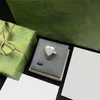 Vintage Love Letter Rings Golden Silver Designer Ring Hip Hop Style La Bague Jewelry With Gift Box