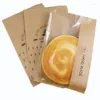 식기 세트 16 24cm 20pcs 서양 스타일 다양한 레코드 빵 크래프트 종이 가방 수제 창출 베이커리 포장