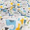 8pcs / lot Fat Quarter Tissu Bundles 100% Coton Dessin Animé Sergé Artisanat Tissu Carrés Prédécoupés Feuilles pour Patchwork Couture Quilting Artisanat